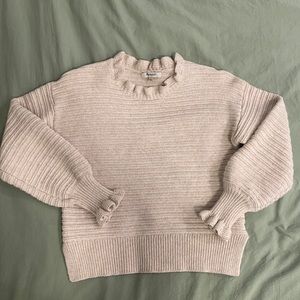 Ruffle Hem Madewell Sweater